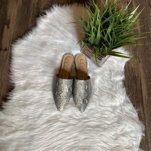 Snake Skin Flats | Size 8 (sold)